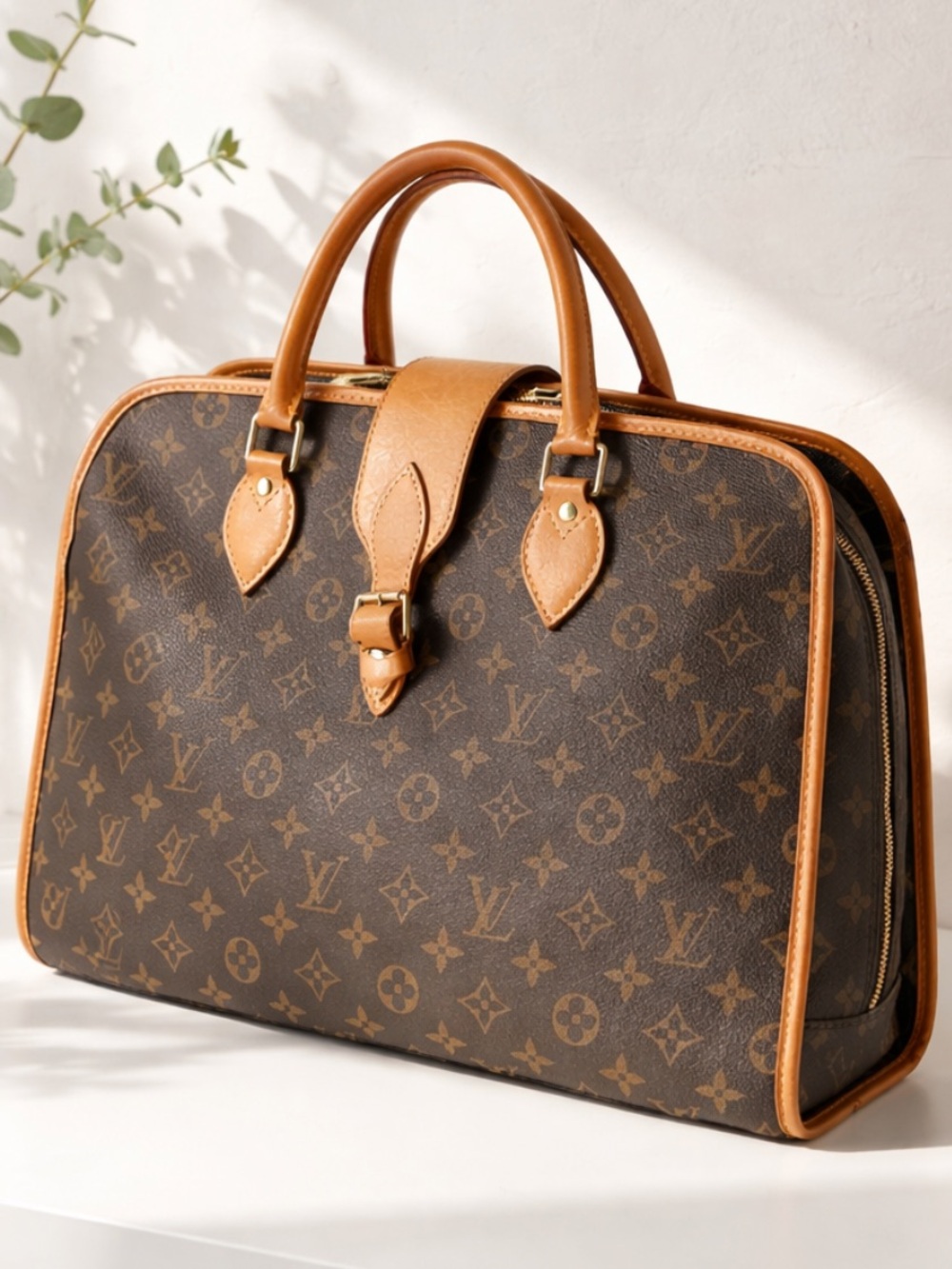 Authentic /Unisex Louis Vuitton Monogram Rivoli Handbag.